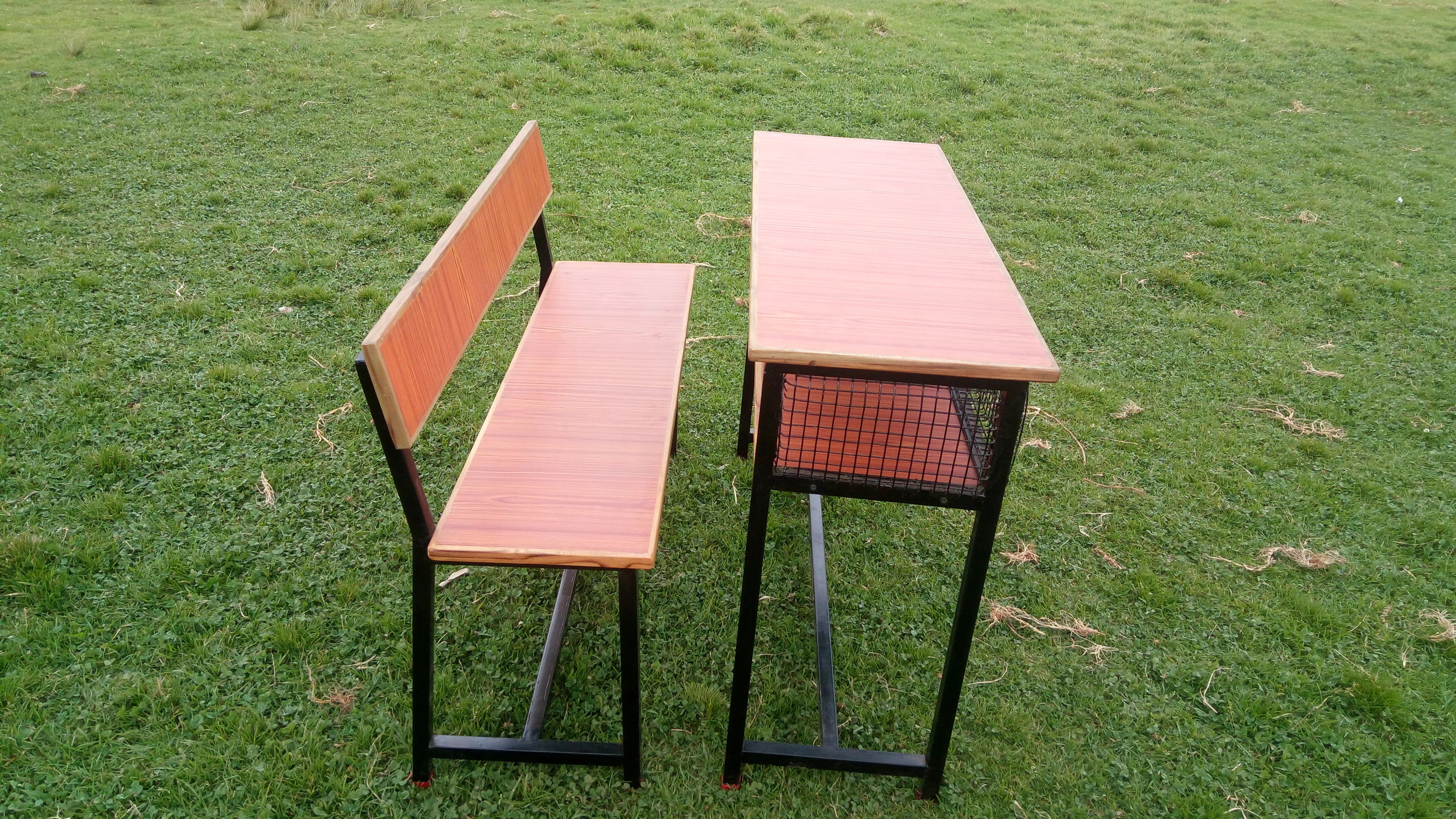 Steel school bench manufactured at St. Joseph ITI Ooty