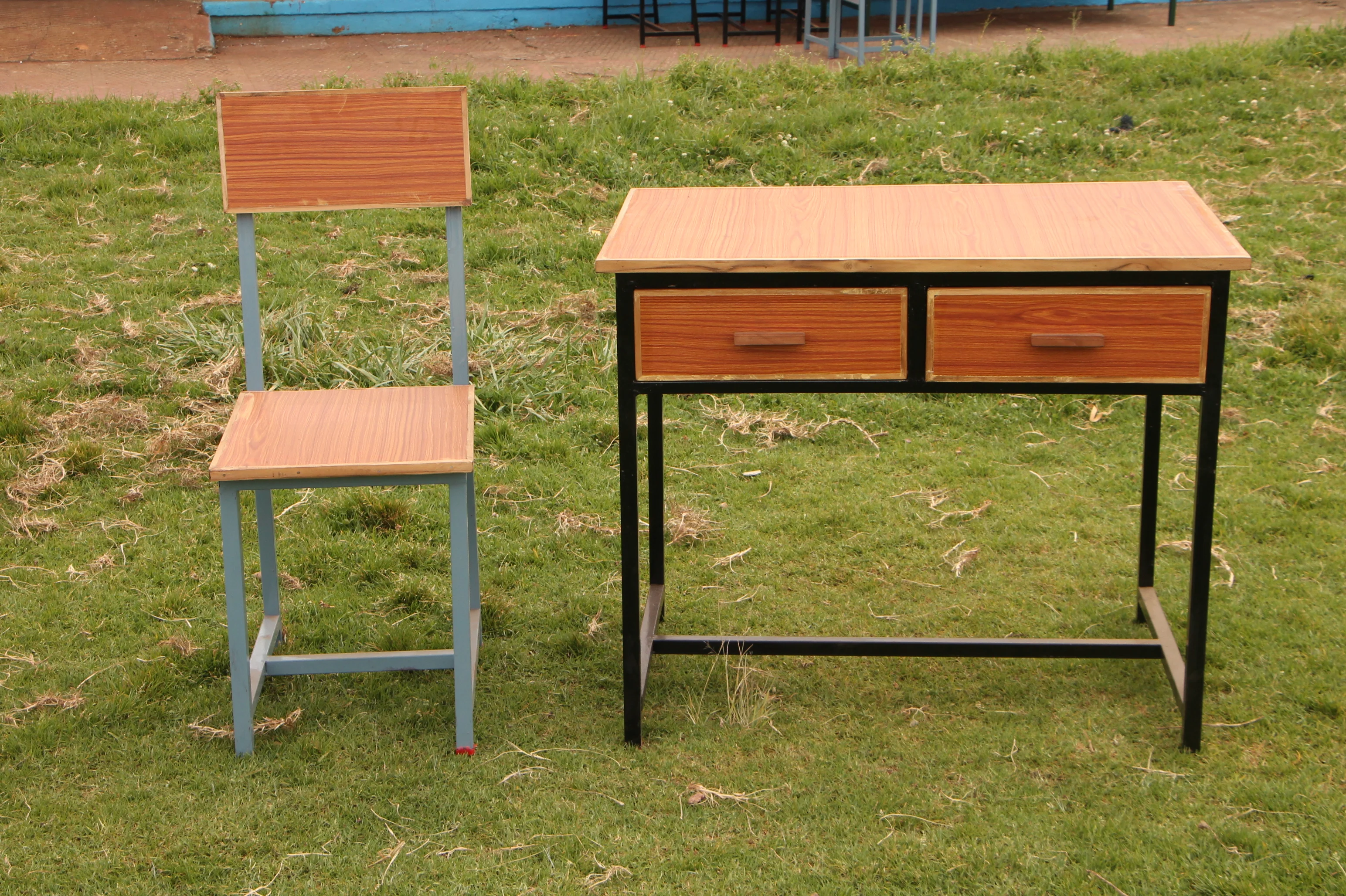 School desk and chair manufactured at St. Joseph ITI Ooty