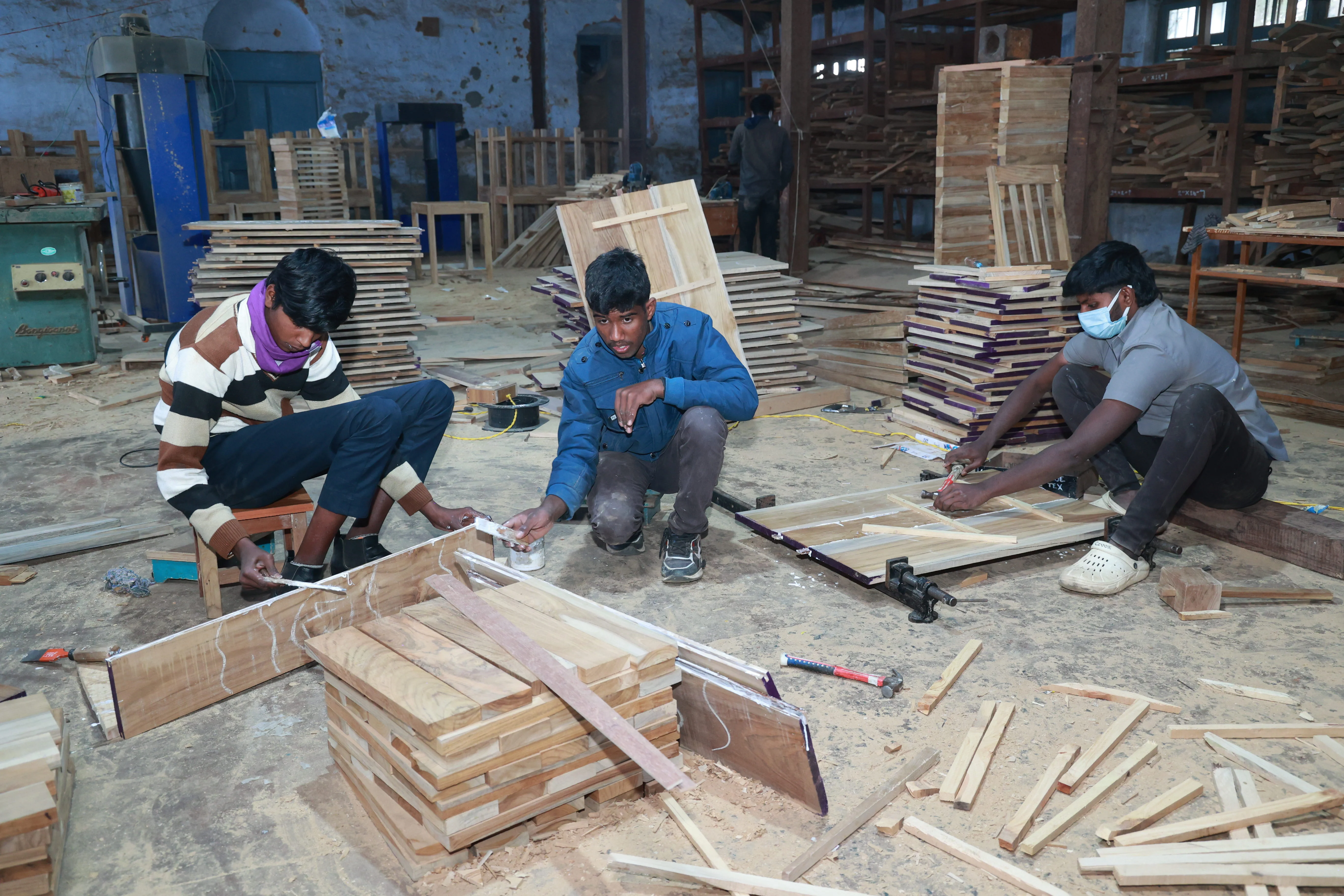 Interior design woodwork from St. Joseph ITI Ooty production unit